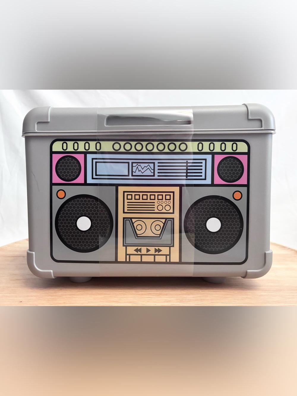 Target Retro Radio Drink Ice Bucket/ Storage Container, NWT